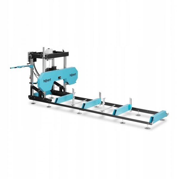 Tartak mobilny elektryczny - ustawienie 4 x 0,9 m - 5500 W - 400 V Hillvert 10090579 HI-PSM-1000E