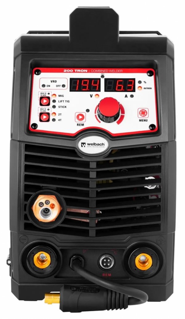 Spawarka wielofunkcyjna - cyfrowa - TIG - MIG/MAG - MMA - 200 A Stamos 10020229 TRON 200