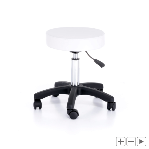 Taboret kosmetyczny Aversa biały PHYSA 10040278 PHYSA AVERSA WHITE