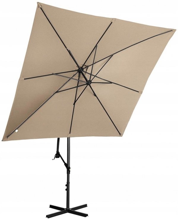 Parasol ogrodowy 250x250cm UNIPRODO 10250527 UNI_UMBRELLA_SQ250TA_N