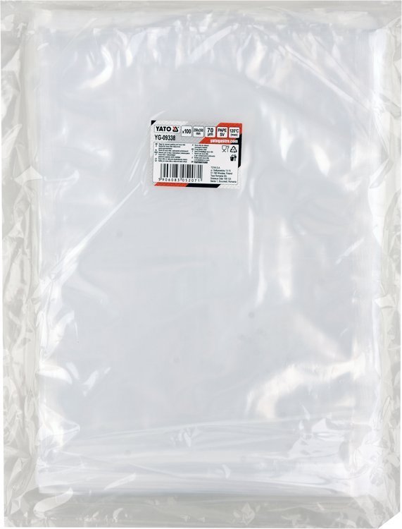 WORKI DO SOUS-VIDE I PAKOWAREK KOMOROWYCH 250*350 70UM PAPE SV, 100SZT YATO YG-09338 YG-09338