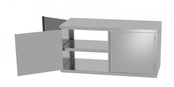 Szafka przelotowa z drzwiami na zawiasach 1200 x 400 x 600 mm POLGAST 310124-2P 310124-2P