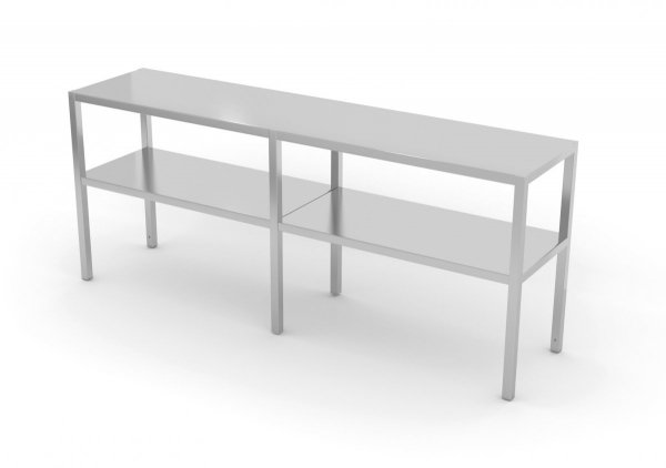 Nadstawka na stół dwupoziomowa 1600 x 400 x 700 mm POLGAST 502164-6 502164-6