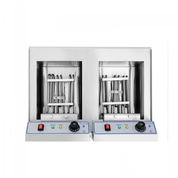 Frytownica - 2 x 16 litrów - szafka ROYAL CATERING 10010006 RCKF-16DSH