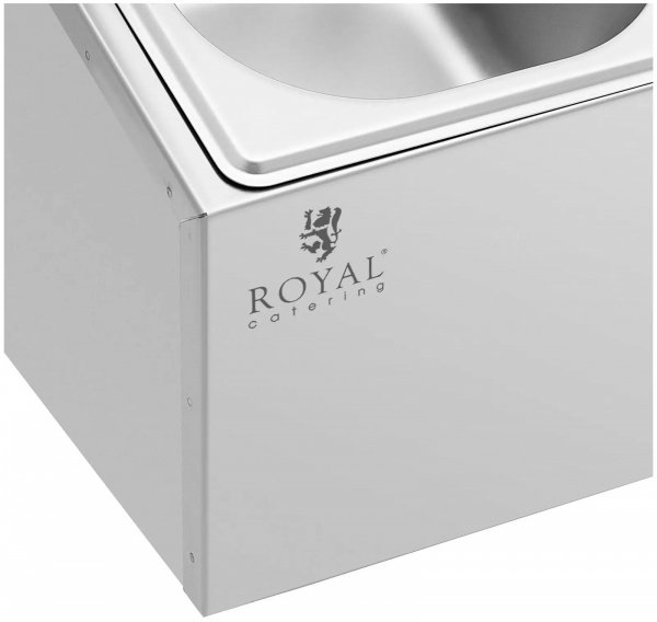  Ekspozytor na pojemniki GN - 6 GN 1/6 - 11,4 l - Royal Catering 10012753  RCPN-04
