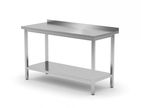 Stół przyścienny z półką 1500 x 600 x 850 mm POLGAST 103156 103156
