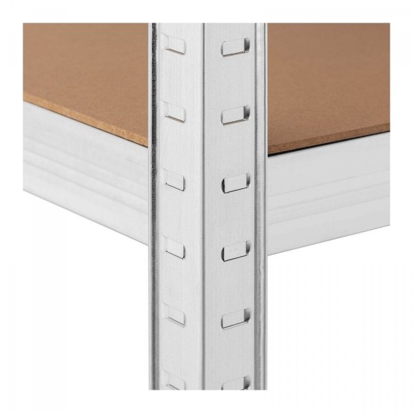 Regał magazynowy - 120 x 60 x 197 cm - 5 x 150 kg - szary MSW 10061983 MSW-STSH-30