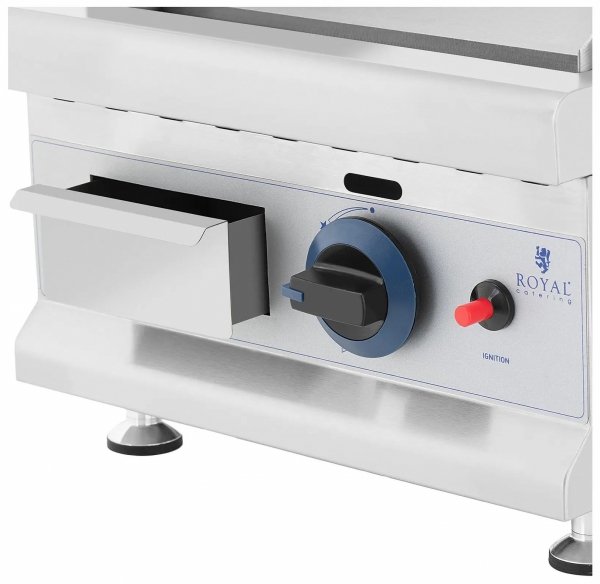 Grill gazowy - 35 x 40 cm - gładki - 3100 W - gaz ziemny - 0,02 bar R0YAL CATERING 10011694 RC-GG35020