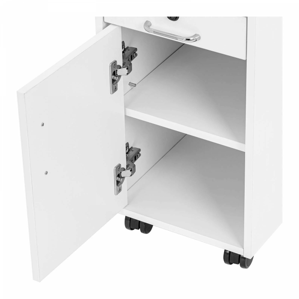 Wózek fryzjerski - 82 x 43 x 31 cm - 1 szuflada - 1 szafka - 1 półka boczna Physa 10040633 PHY-SF-01