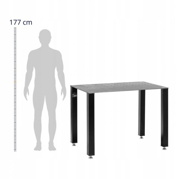 Stół spawalniczy - 1000 kg - 119 x 79 cm Stamos 10021464 SWG-TABLE1200