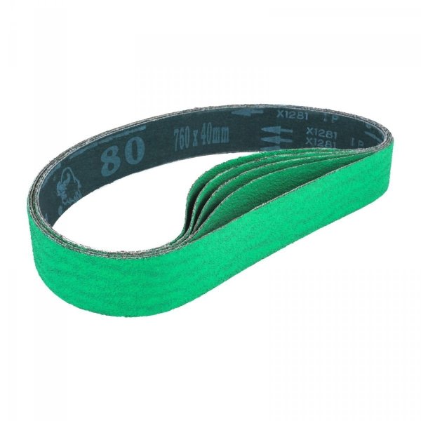 Taśma szlifierska - ziarnistość 80 - 760 mm MSW 10060086 MSW-ZBELT-760-80