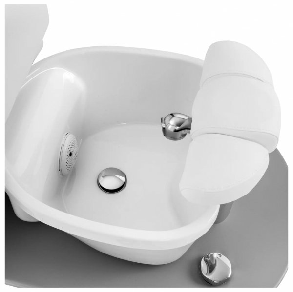  Fotel do pedicure elektryczny - brodzik na stopy - 115 W - 200 kg - biały Physa 10040825 PHYSA HAVANA WHITE 