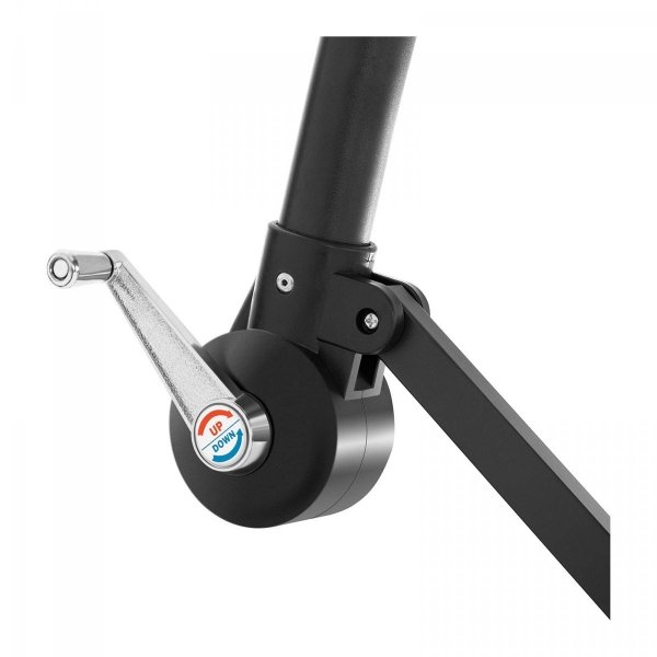 Parasol ogrodowy wiszący - czerwony - okrągły - Ø300 cm - uchylny UNIPRODO 10250555 UNI_UMBRELLA_R300RE_N