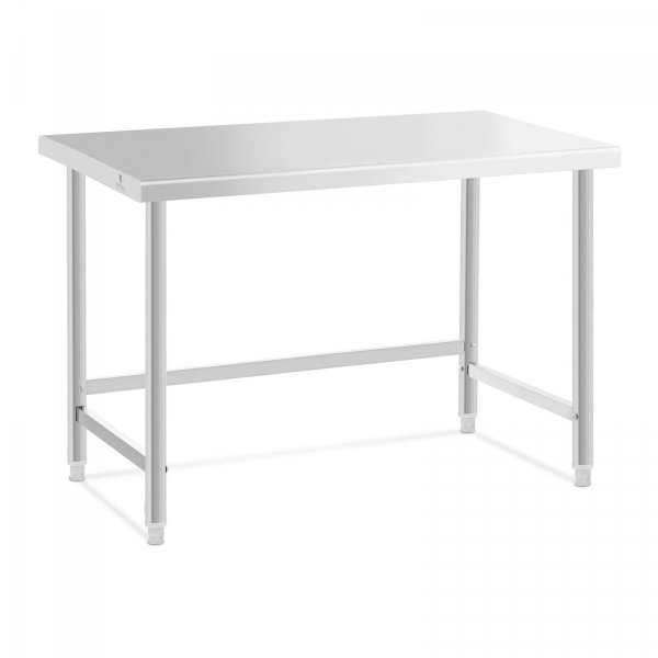 Stół ze stali nierdzewnej 120 x 70 cm ROYAL CATERING 10012649 RCAT-120/70-PS
