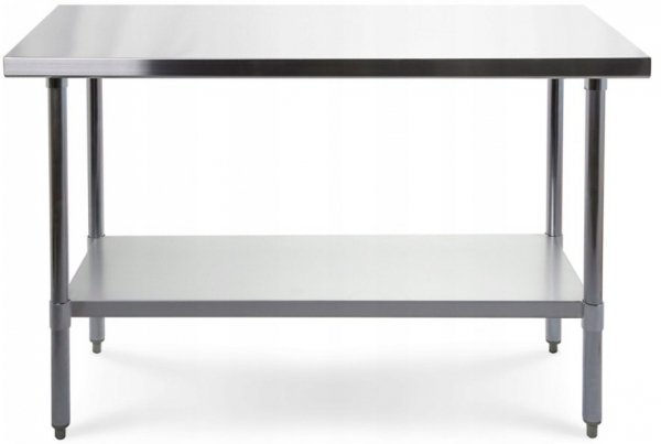 NIERDZEWNY STÓŁ ROBOCZY SKRĘCANY O WYMIARACH 1200x600x850MM COOKPRO 640030006 640030006