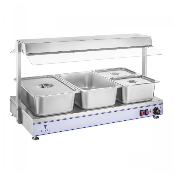 Płyta grzewcza - 1200 x 500 mm - 4 halogeny - 2000 W ROYAL CATERING 10010384 RCHP-120