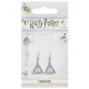 Kolczyki Insygnia Śmierci - Harry Potter (posrebrzane)