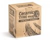 Kubek opony ceramiczny ze srebrnym kluczem