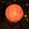 Lampka 3D STARS gwiazdy na drewnianym stojaku - 16 kolorów