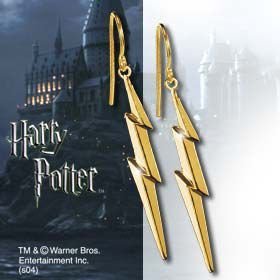 Złote kolczyki - Błyskawica - Harry Potter