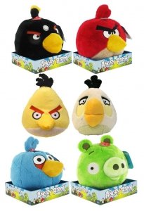 Pluszaki Angry Birds - 20 cm maskotka z dźwiękiem