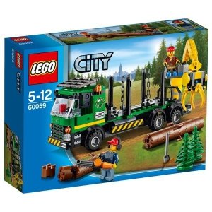 Lego City 60059 - Ciężarówka do transportu drewna