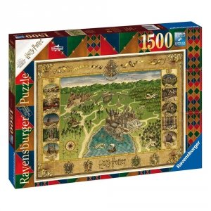 Harry Potter - Puzzle 1500 el. Mapa Hogwartu