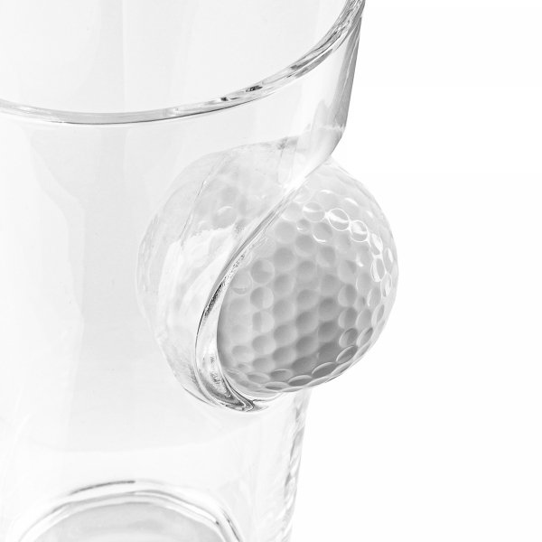 Szklanka piłka golfowa - uwięziona w szkle