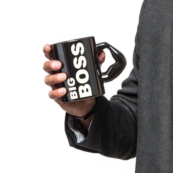 Kubek szefa czarny Big Boss