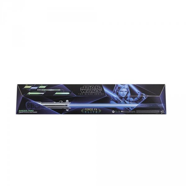 Star Wars Miecz świetlny Ahsoka Tano - Black Series Replika 1:1 Force FX Lightsaber 2021