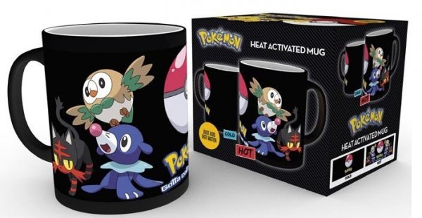 Pokemon - Kubek termoaktywny ewolucja generacja VII