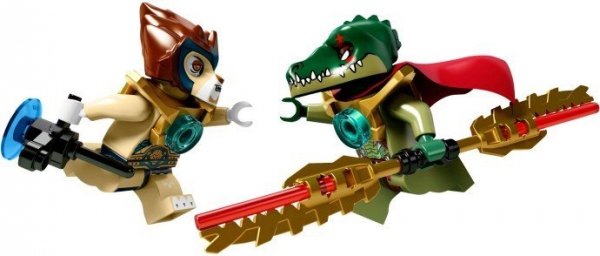 Chima - Krokodyla łódź Craggera - LEGO 70006
