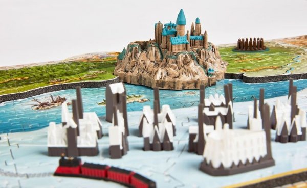 Harry Potter - Puzzle 4D Magiczny świat 892 el. 