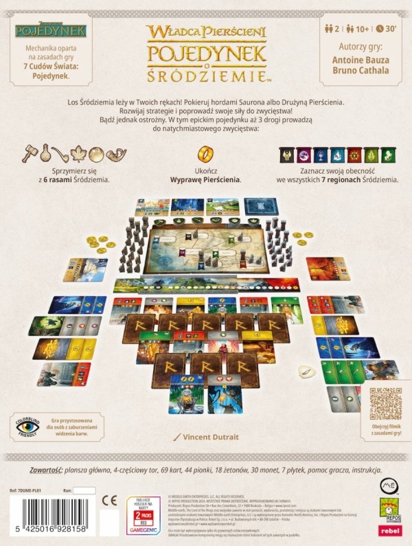 Władca Pierścieni: Pojedynek o Śródziemie - Gra planszowa
