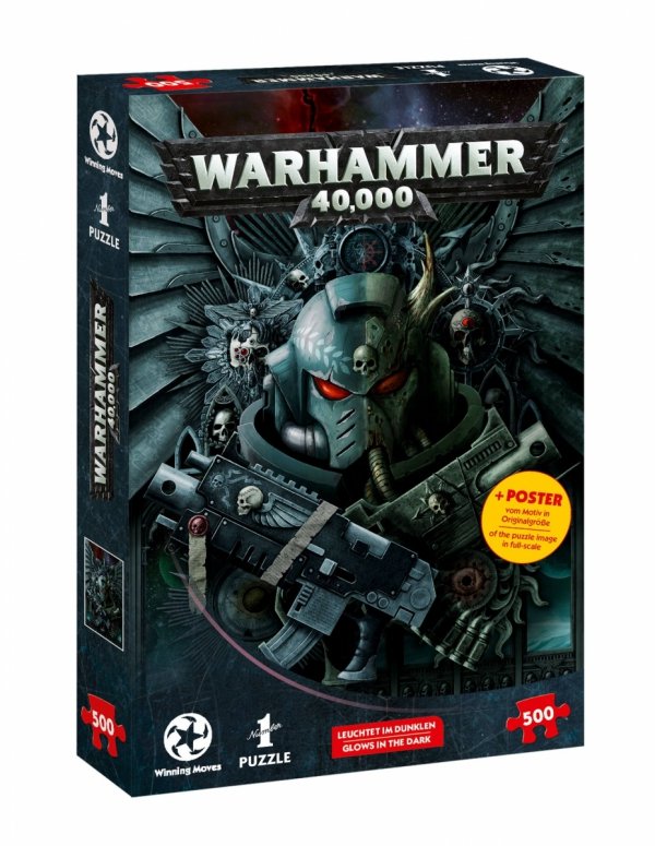 Warhammer - Puzzle 500 el. Świecące w ciemności Glow in the dark