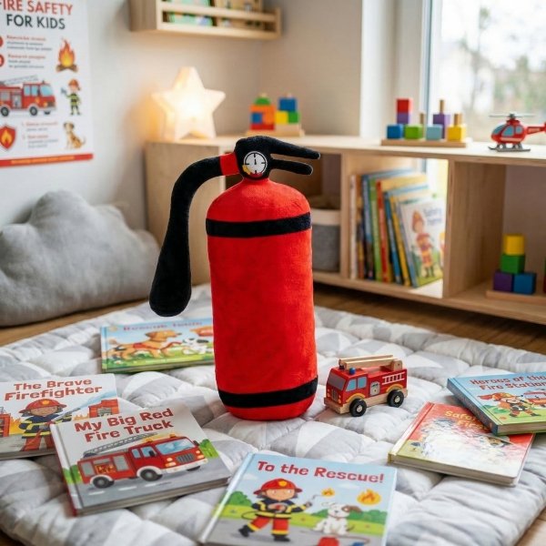 Poduszka dla strażaka gaśnica