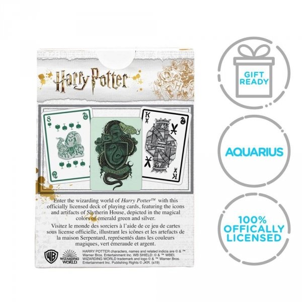 Harry Potter - Karty do gry Slytherin