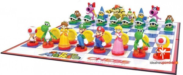Super Mario - Szachy w metalowym pudełku box