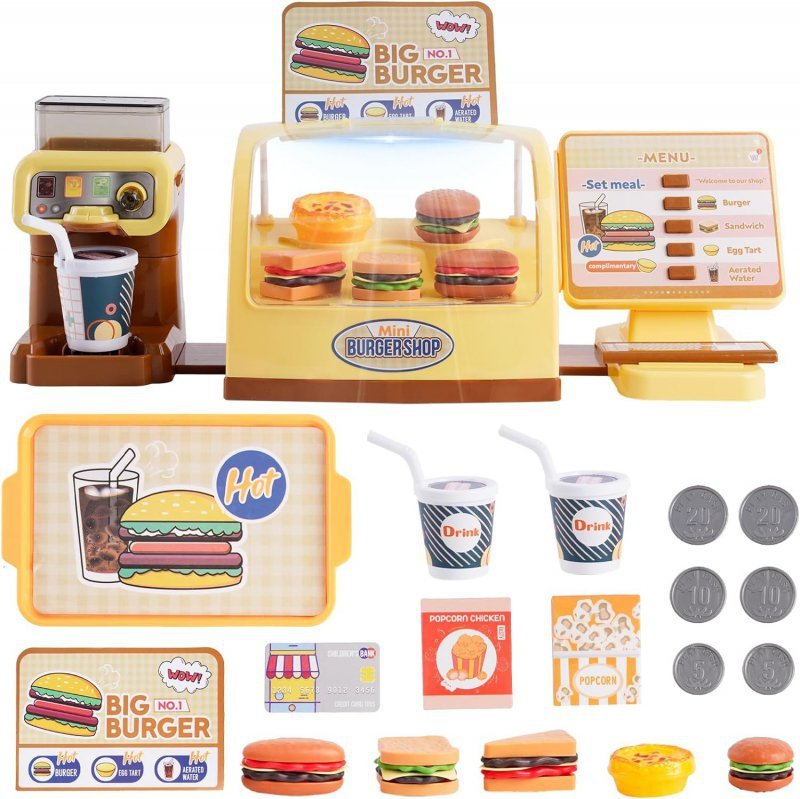 WOOPIE Sklep Restauracja Fast Food Mini Burger Shop "BIG BURGER"