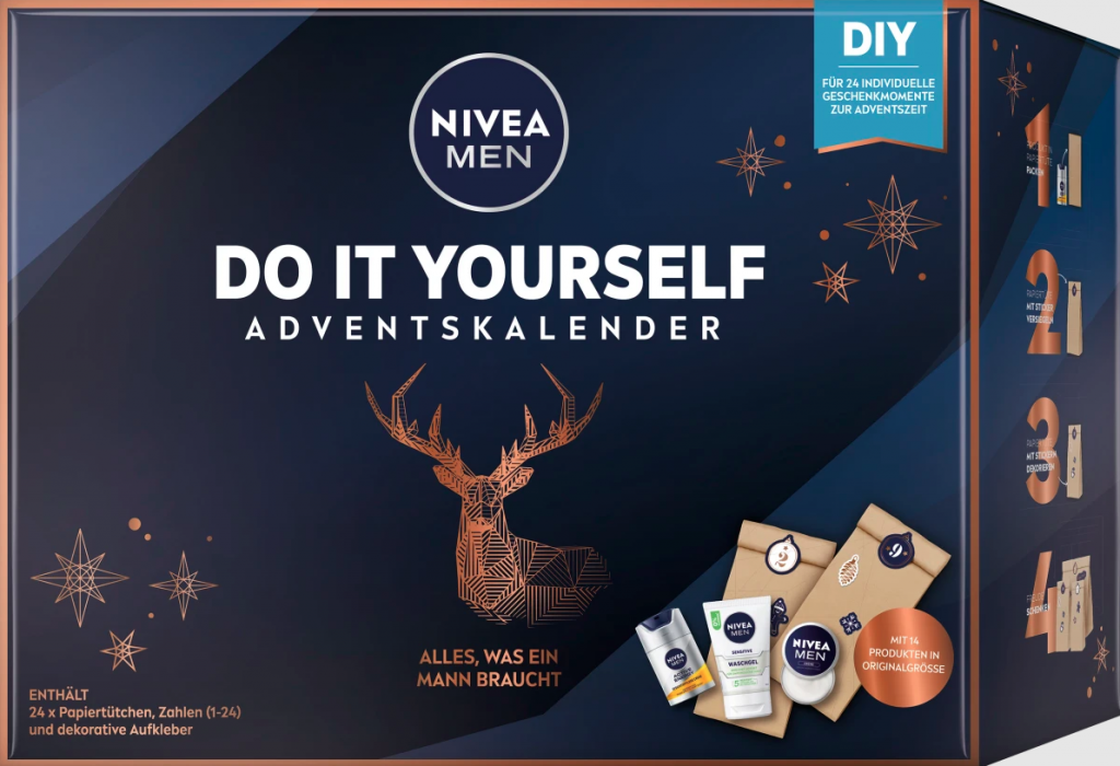 Nivea Kalendarz Adwentowy z Kosmetykami Adventskalender Men 2023