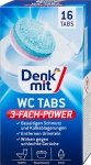 Denkmit 3 Fazowe tabletki WC Odkamieniające 16 szt