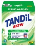 Tandil Aktiv Wybielający Proszek Prania Mocny Tkanin Białych 5,2kg 80 Niemiec 