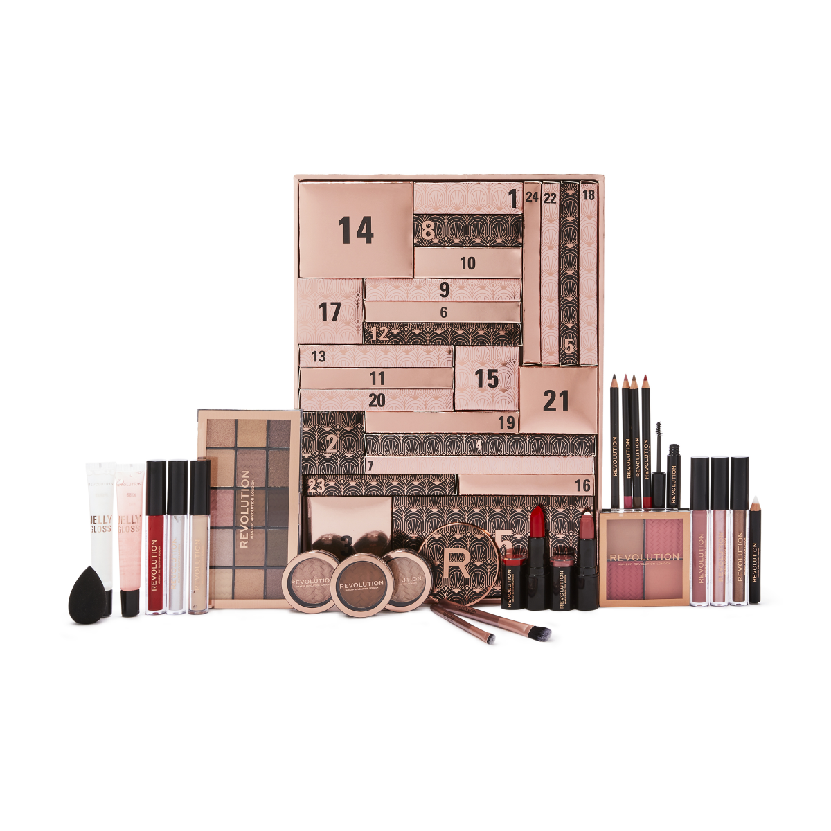 Makeup Revolution Kalendarz Adwentowy Kosmetyki 2022 Marjadin.pl