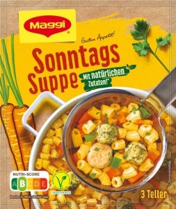 Maggi Naturalna Zupa Niedzielny Rosół z Wege Knedlami 3 porcje 750ml