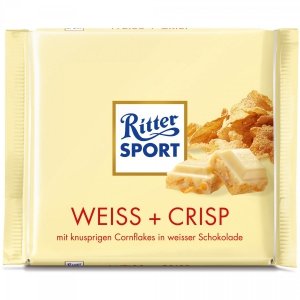 Ritter Sport Weiss Crisp Biała Czekolada Chrupki 100