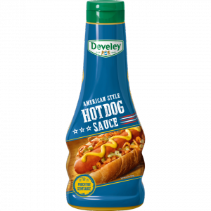 Develey Sos Owocowy Musztardowy do Hot Dog w Stylu Amerykańskim 250ml
