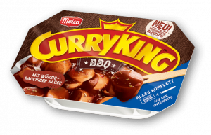 Meica Curry King BBQ Kiełbasa Sos Pomidorowy Curry 220g LIMITOWANE