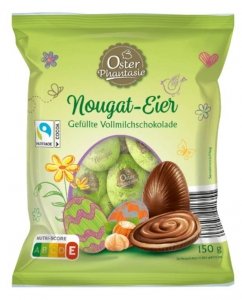 OP Wielkanocne Jajka Nugat w Mlecznej Czekoladzie 150g