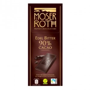 Moser Roth Edel Bitter 90% Kakao Gorzka Czekolada 125g