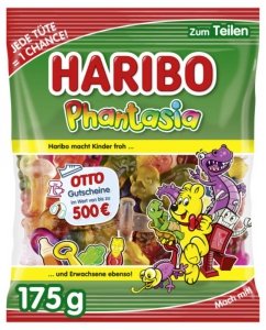 Haribo Żelki Phantasia Mix Smaków Kształtów 175g z Niemiec
